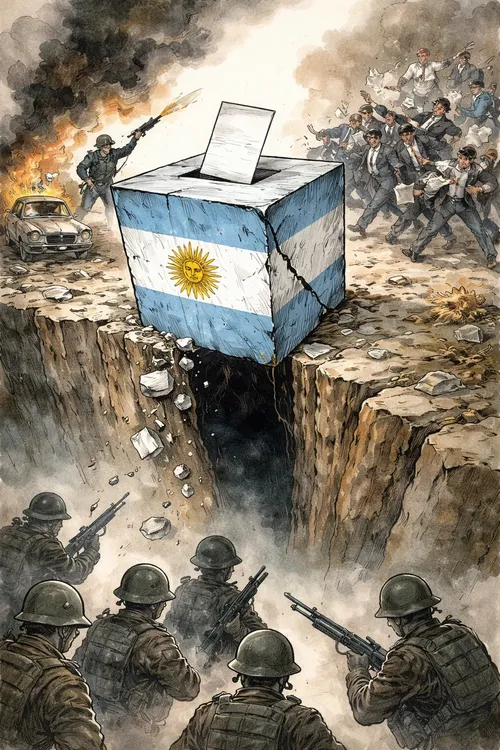 Colapso democrático y caos en Argentina