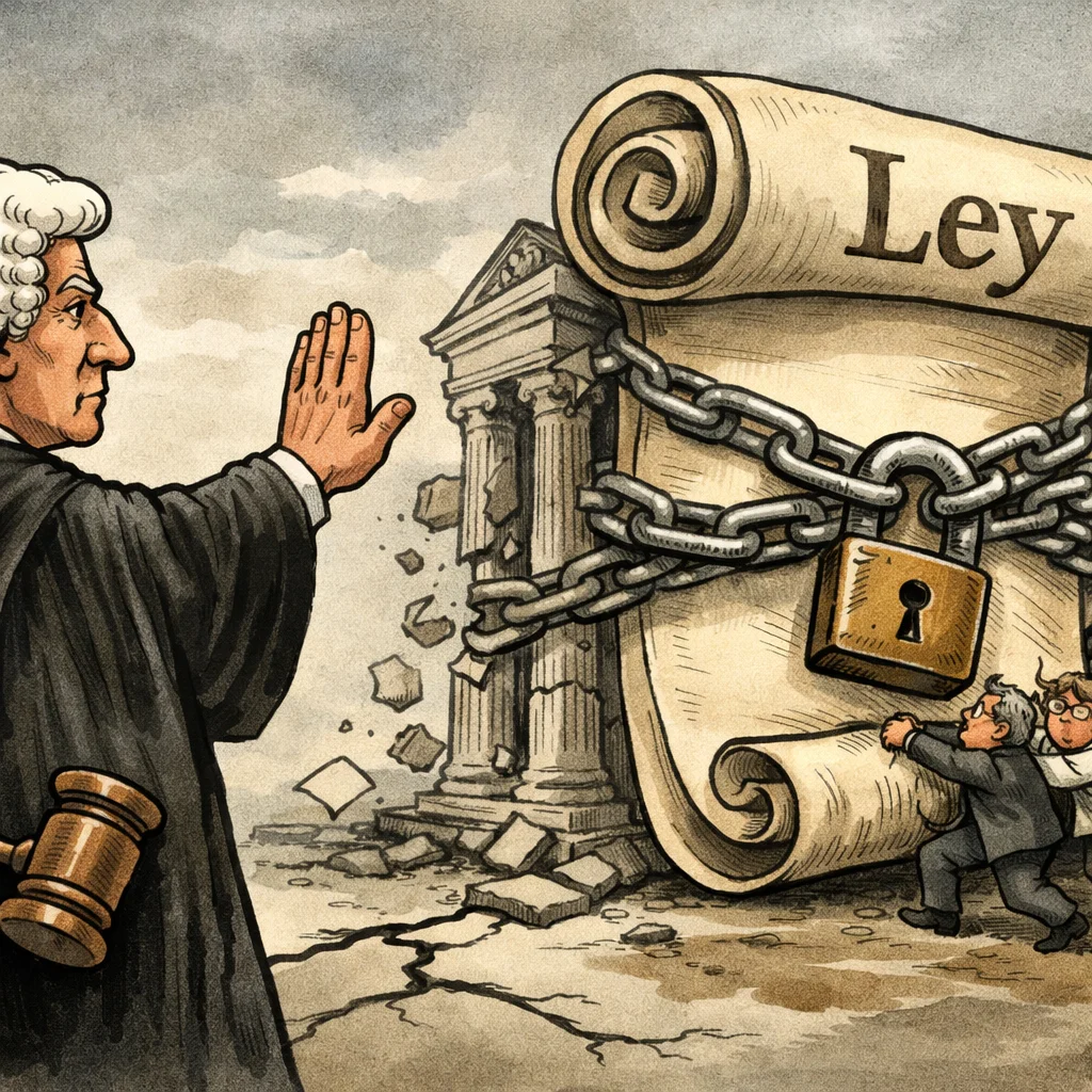 El juez frena la ley