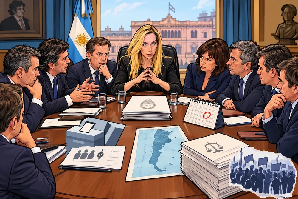 Cónclave político en la Casa Rosada